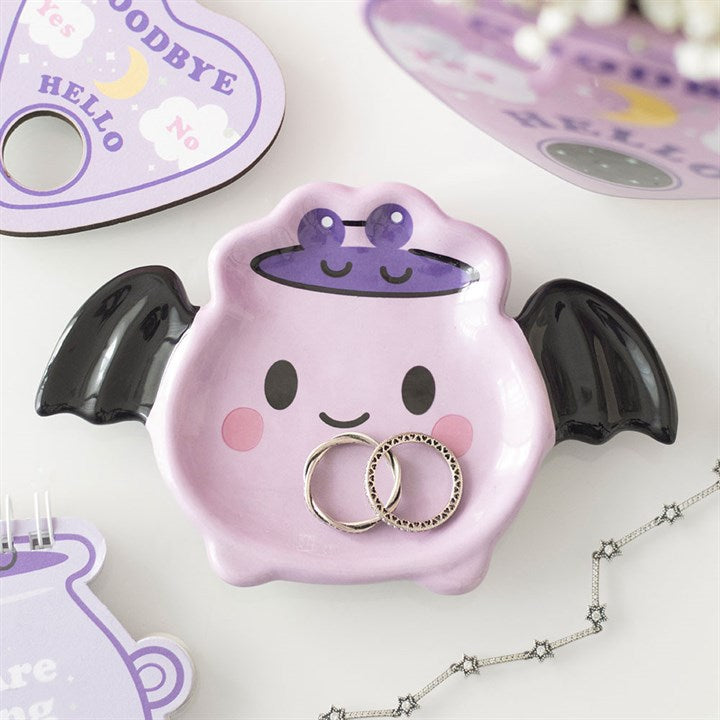 Pastel Batbrew Cauldron Trinket Dish | Trinket, Jewellery & Keepsake Boxes | Inspired Creative Gifts