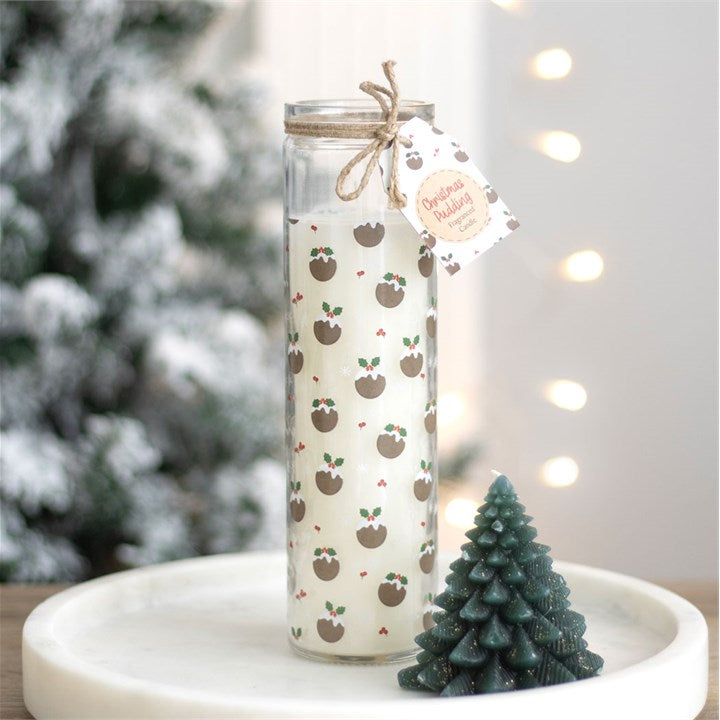 Christmas Pudding Scented Advent Tube Candle - Candles - Inspired Creative Gifts
