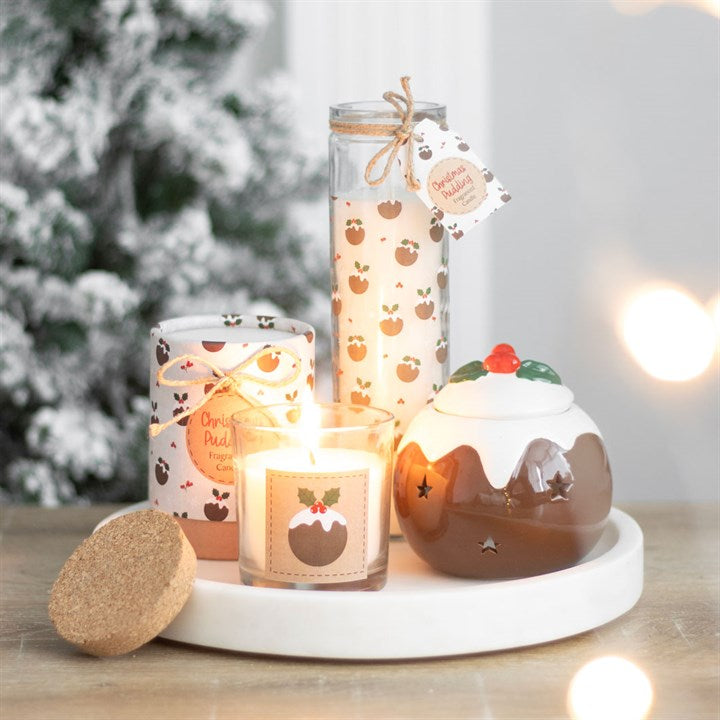 Christmas Pudding Scented Advent Tube Candle - Candles - Inspired Creative Gifts