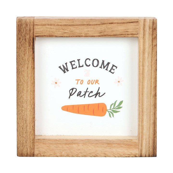 Welcome to Our Patch Wooden Frame Sign - Sign - Inspired Creative Gifts