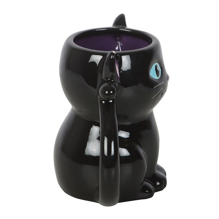 Cute and Creepy Black Cat Mug - Mugs - Inspired Creative Gifts