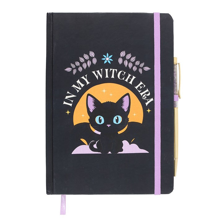 In My Witch Era A5 Notebook with Amethyst Pen - Stationary - Inspired Creative Gifts