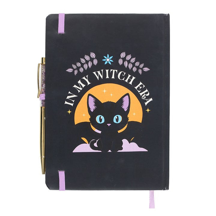 In My Witch Era A5 Notebook with Amethyst Pen - Stationary - Inspired Creative Gifts