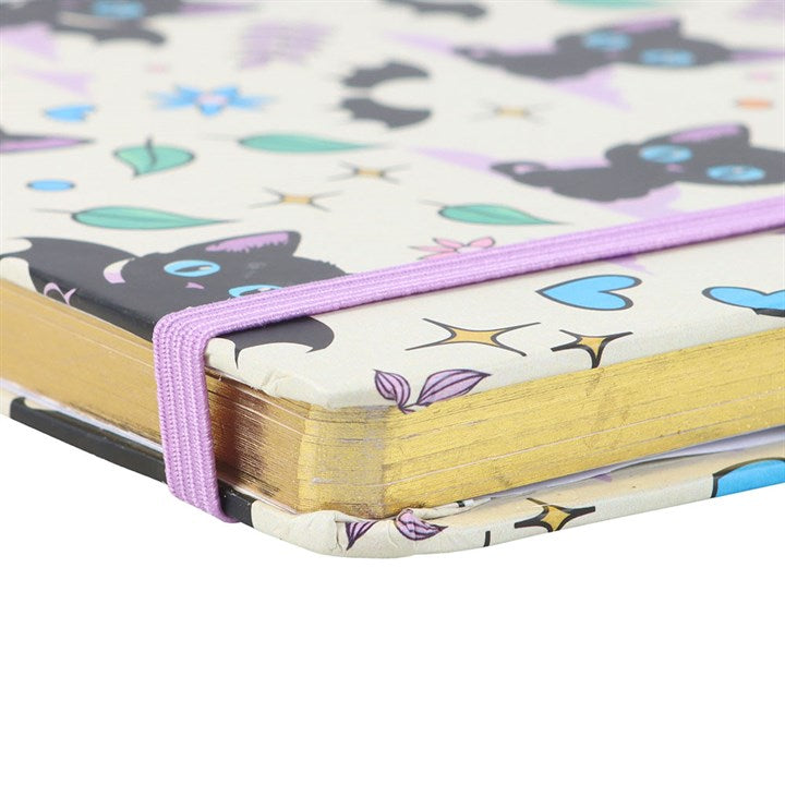 Cute and Creepy Print A5 Notebook with Amethyst Pen - Stationary - Inspired Creative Gifts