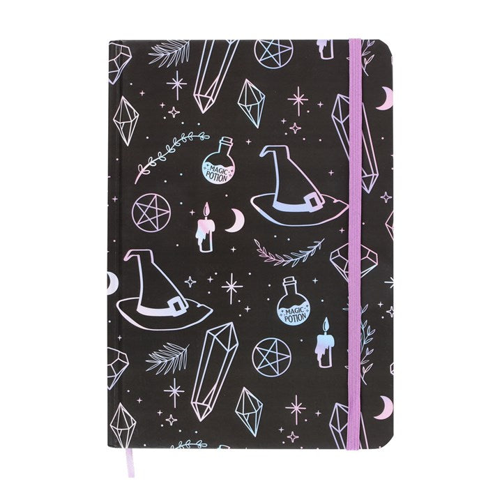 Crystal Witch Print A5 Notebook - Stationary - Inspired Creative Gifts