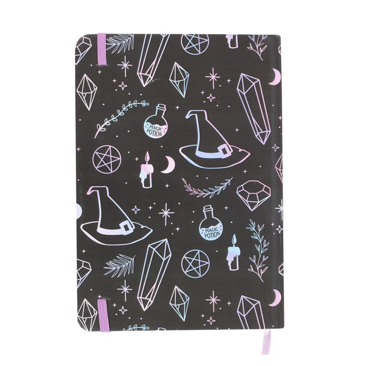 Crystal Witch Print A5 Notebook - Stationary - Inspired Creative Gifts