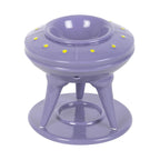 UFO Wax Burner with Lime Alien Wax Melt