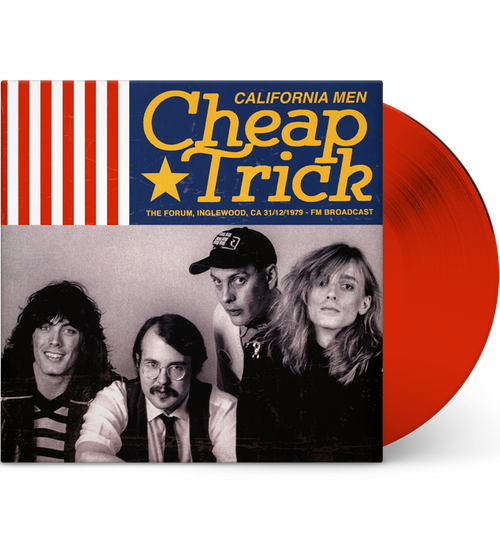Cheap Trick – California Men: Live at the Forum, 1979 (Limited Edition 12-Inch Album on Red Vinyl) | Vinyl | Inspired Creative Gifts