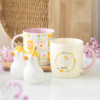 Floral Patchwork Print Mug