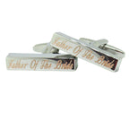 Personalised Deco Bar Cufflinks - Wedding