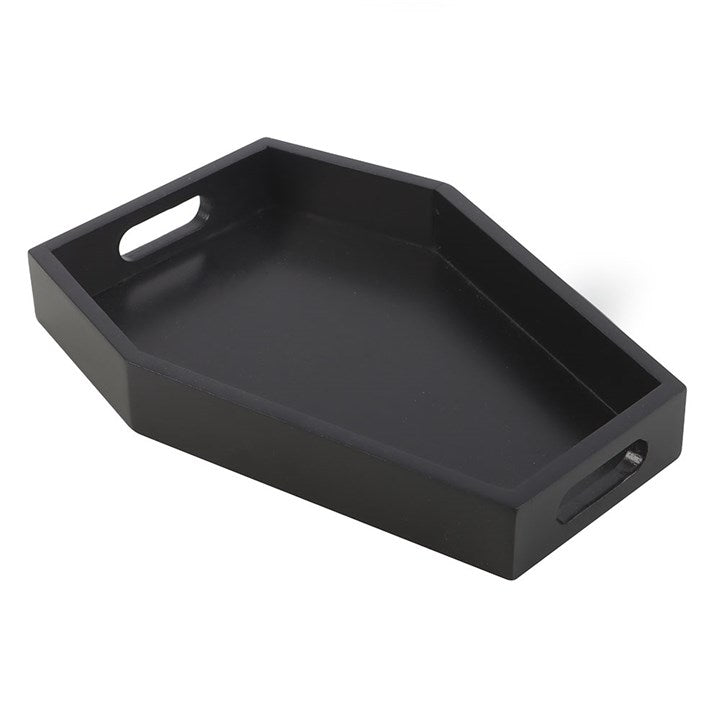 Plain Black Coffin Trinket Tray - Inspired Creative Gifts
