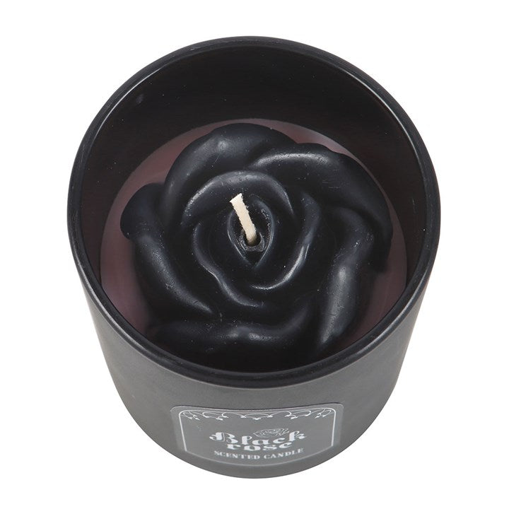 Black Rose Candle with 3D Roses - Candles - Inspired Creative Gifts