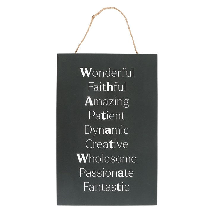 What a Tw*t Sweary Hanging Sign - Sign - Inspired Creative Gifts