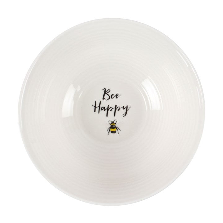 Bee Happy Ceramic Bowl | Tableware