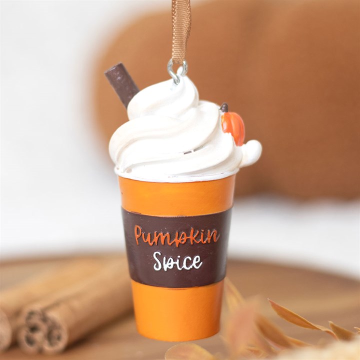 Pumpkin Spice Latte Hanging Ornament - Hanging Decorations - Inspired Creative Gifts