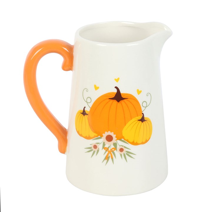 Autumn Pumpkin Ceramic Flower Jug - Tableware - Inspired Creative Gifts