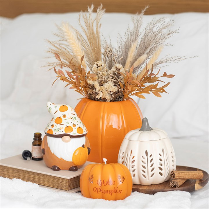 Orange Pumpkin Vase - Garden Accessories - Inspired Creative Gifts