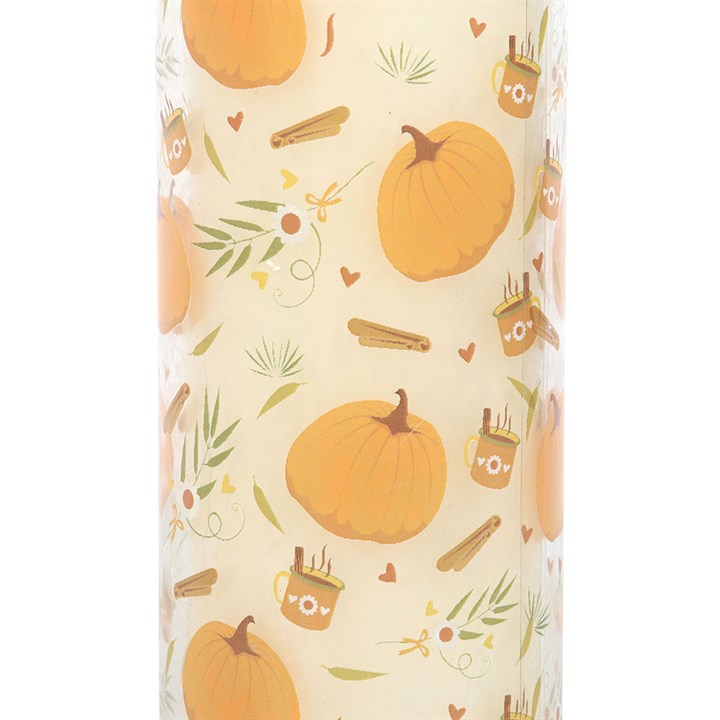 Pumpkin Print Tube Candle - Candles - Inspired Creative Gifts