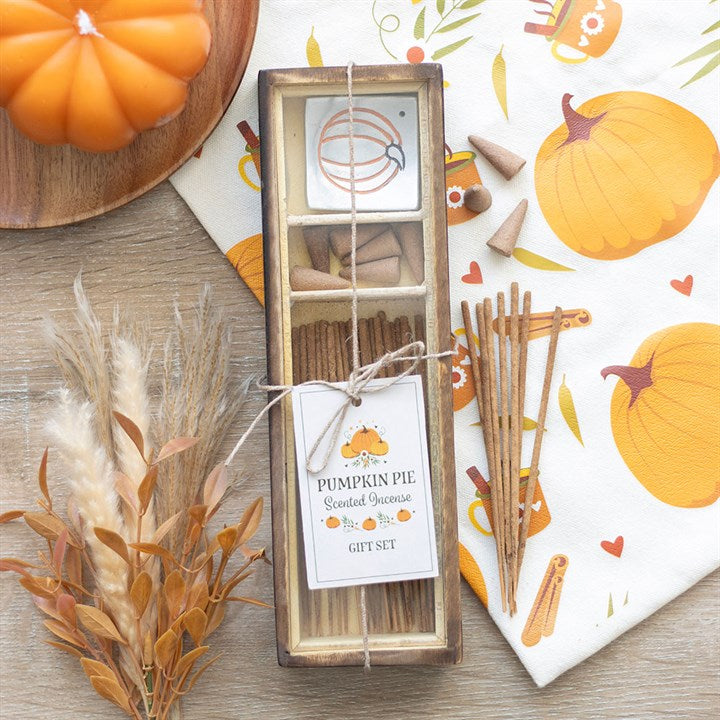 Pumpkin Pie Incense Gift Set - Incense Sticks & Cones - Inspired Creative Gifts