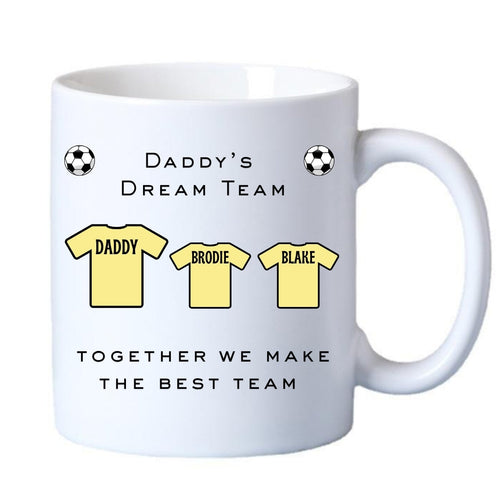 Daddy's Team Football Mug Gift | Ceramics | Father's Day Gift