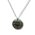 Edge Engraved Necklace - I LOVE YOU X