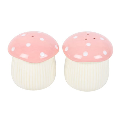 Pink Mushroom Salt and Pepper Shakers - Inspired Creative Gifts