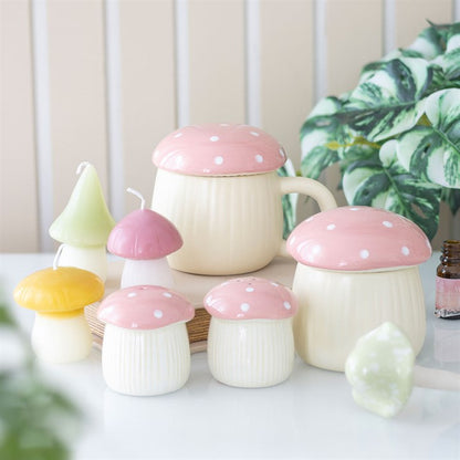 Pink Mushroom Salt and Pepper Shakers - Inspired Creative Gifts