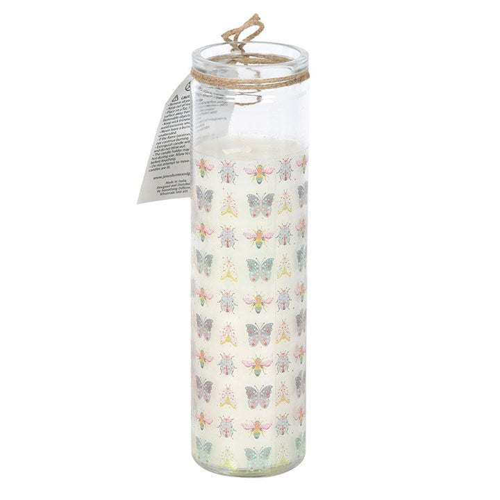 Floral Bug Garden Rose Tube Candle - Candles - Inspired Creative Gifts