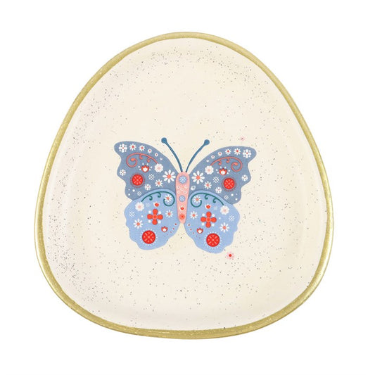 Floral ButterflyTrinket Dish - Inspired Creative Gifts