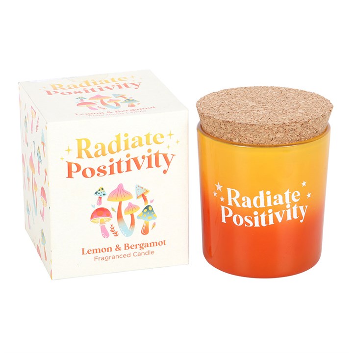 Radiate Positivity Lemon & Bergamot Candle - Candles - Inspired Creative Gifts