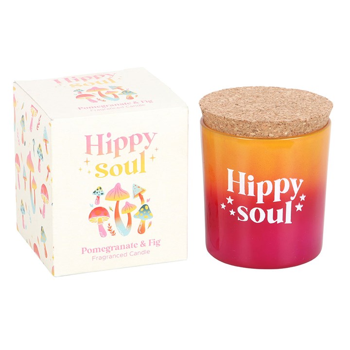 Hippy Soul Pomegranate & Fig Candle - Candles - Inspired Creative Gifts