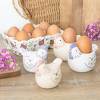 Set of 2 Hen Shaped Egg Cups
