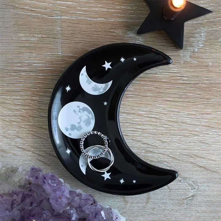 Crescent Moon Trinket Dish | Trinket, Jewellery & Keepsake Boxes | Inspired Creative Gifts