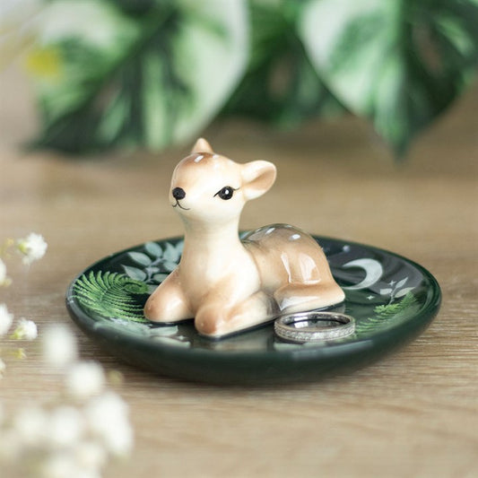Green Fawn Trinket Dish - Inspired Creative Gifts