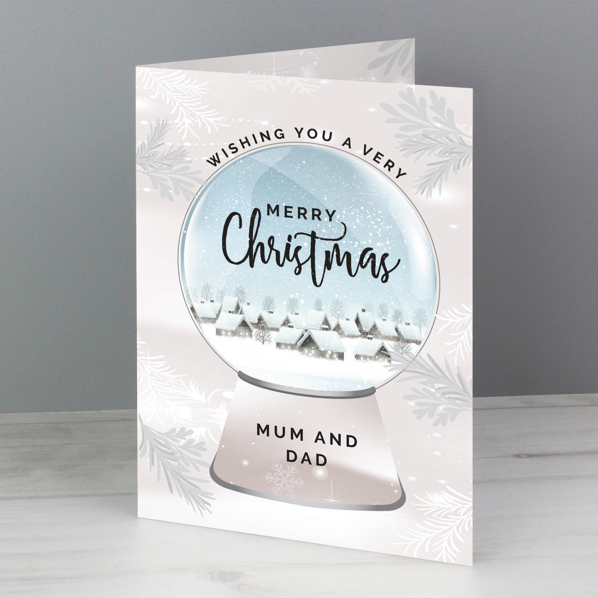 Personalised Christmas Snow Globe Card | Greeting Cards | Inspired Creative Gifts