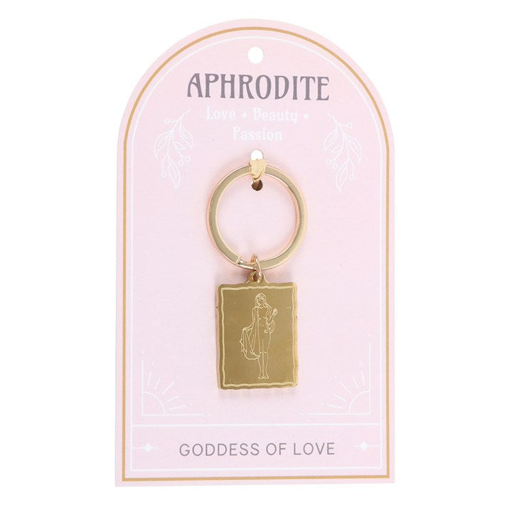 Aphrodite Goddess Talisman Keyring | Keyrings | Inspired Creative Gifts