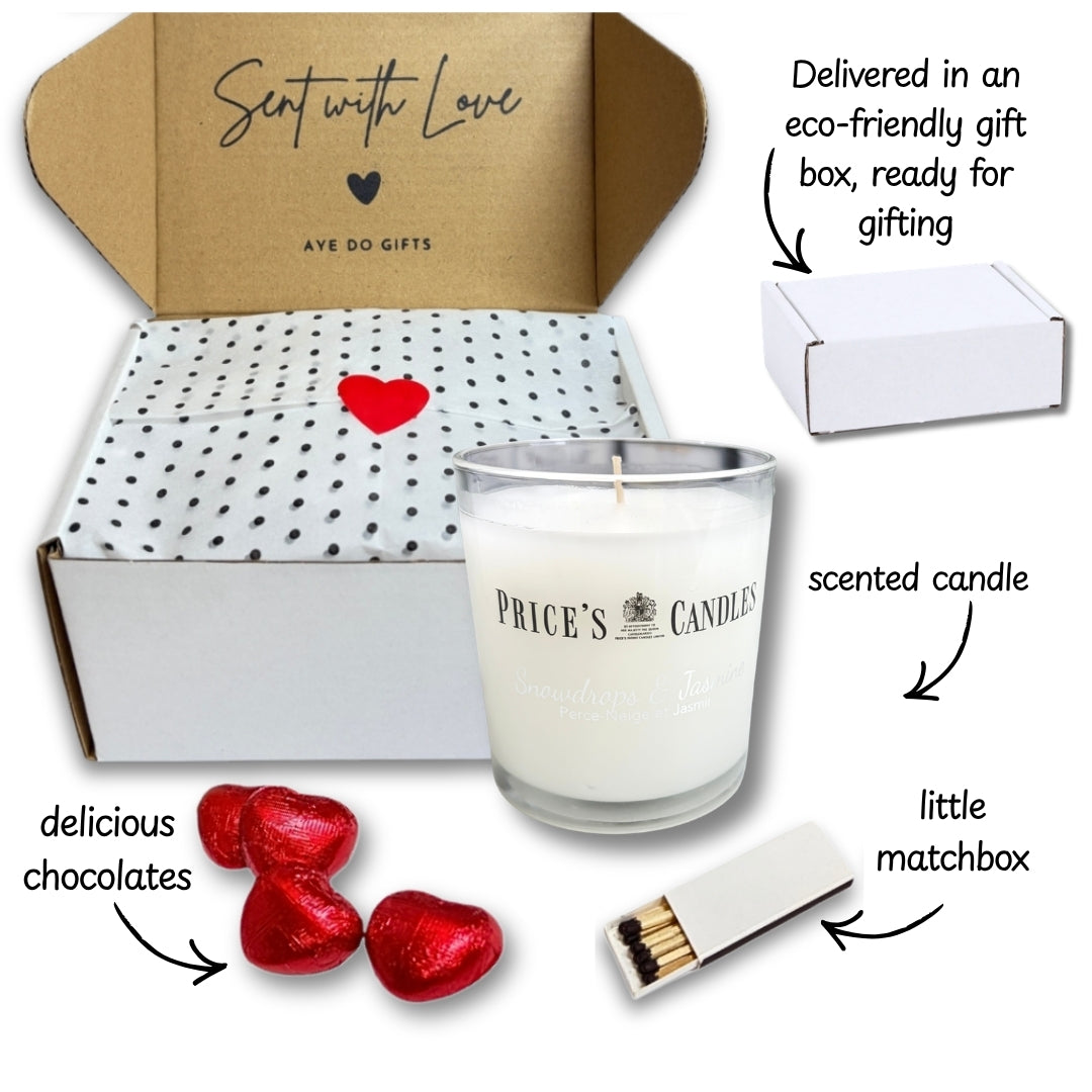 Personalised Happy New Home Candle Gift Set
