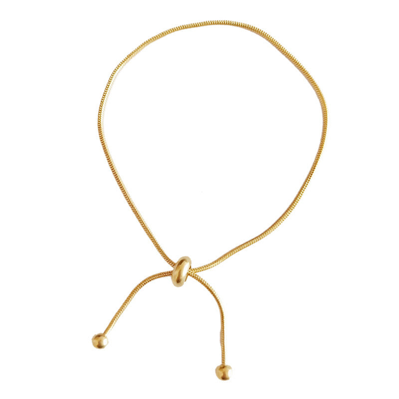 Gold Simple Slider Bracelet