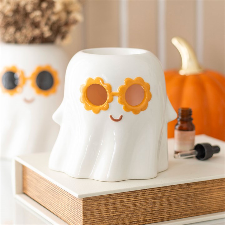Groovy Ghost Oil Burner and Wax Warmer - Oil Burner - Inspired Creative Gifts