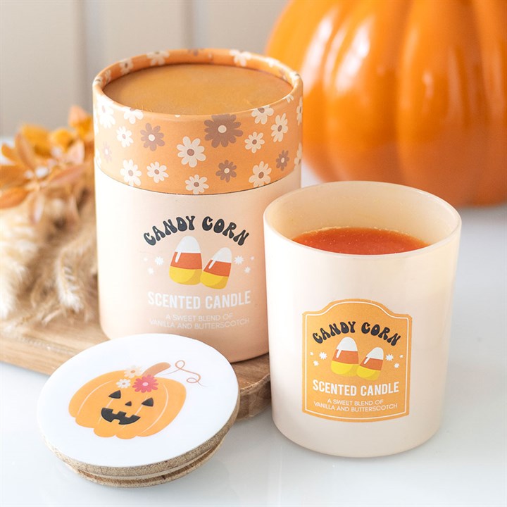 Candy Corn Vanilla and Butterscotch Candle - Candles - Inspired Creative Gifts
