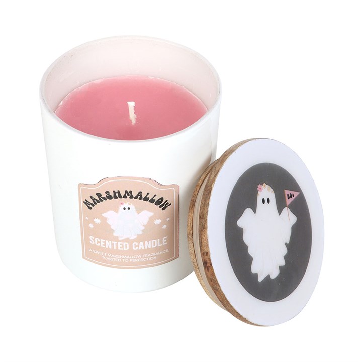 Ghost Toasted Marshmallow Candle - Candles - Inspired Creative Gifts