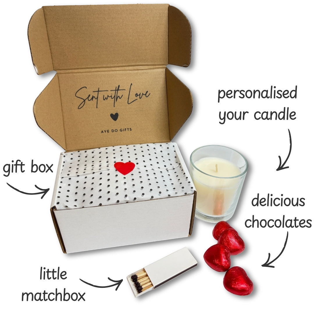 Happy Birthday Dream Big Candle Gift Set | Birthday Gift Box For Her