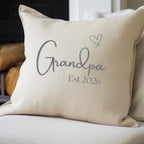 Personalised Grandpa-Grandad Cushion 2026