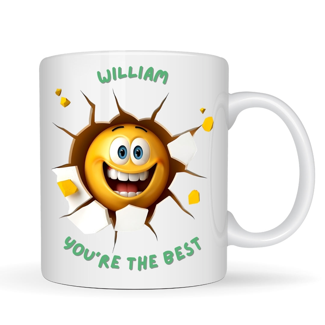 Happy Face Breakout Mug Gift | Ceramics | Inspired Creative Gifts