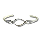 Hope Silver Bangle