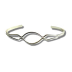 Hope Silver Bangle