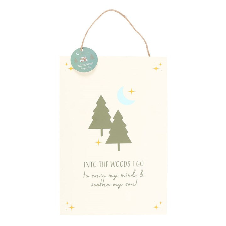 Into the Woods Hanging Sign - Sign - Inspired Creative Gifts