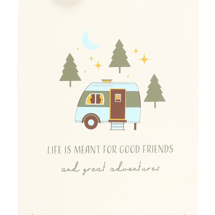 Good Friends and Great Adventures Hanging Sign - Sign - Inspired Creative Gifts