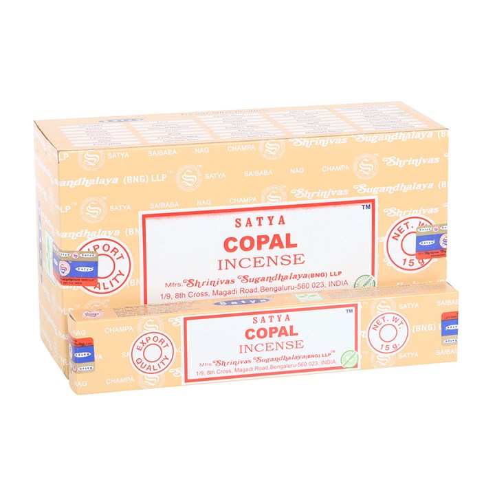 12 Packs of Copal Incense Sticks by Satya - Inspired Creative Gifts