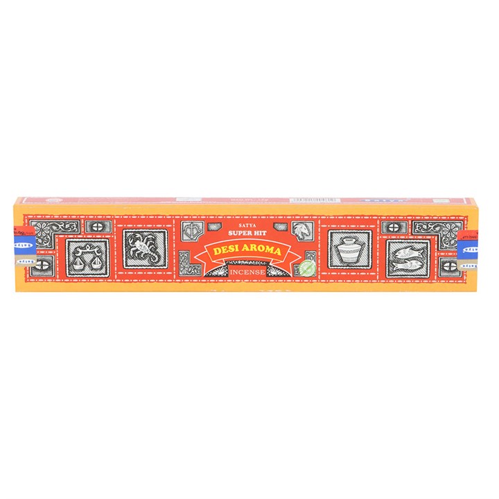 12 Packs of Superhit Desi Aroma Incense Sticks by Satya | Incense Sticks & Cones